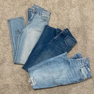 Old Navy high rise straight leg Jean lot 4 long/tall